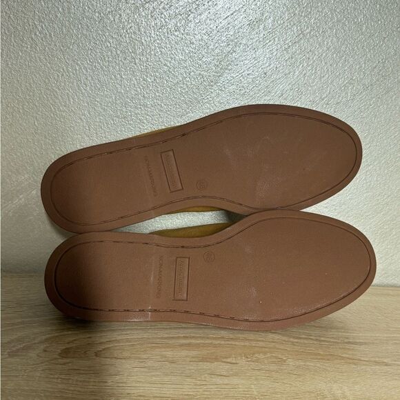 Men's Tan Suede Boat Shoes - Picture 7 of 12